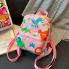 Atacado 2025 Nova Mochila Tecido Oxford Estampa Desenho Dinossauro Mochila Grande Capacidade Lazer ao Ar Livre Mochila Pequena