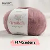 Comercio exterior hilo de mohair de bebé sudafricano para tejer a mano ganchillo DIY hilo fino hilo de mohair de seda ovillo de caballito de mar venta al por mayor