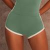 Nuevo Chaleco de Yoga Ajustado de Contraste Naked de Secado Rápido Primavera y Verano para Correr al Aire Libre Fitness Deportes Shorts para Mujer
