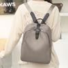 Mochila casual popular deste ano 2021 nova mochila feminina de cor sólida mochila de viagem de lazer em tecido Oxford