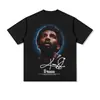 Camiseta de Manga Corta Estampada Vintage Estrella Americana Clarkson Curry Kobe Irving James Morant