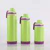 Botella de agua térmica de acero inoxidable 304, nueva, transfronteriza, portátil con asa, diseño temático del espacio, adecuada para actividades al aire libre, senderismo y deportes