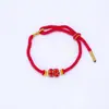 Pulseira de Fio Vermelho Ajustável Unissex para 2026 Ano do Cavalo, Ano de Nascimento, Joia Trançada Trazedora de Riqueza, Atacado em Estoque