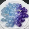 Cuentas de Resina que Cambian de Color Sensibles a la Luz Ultravioleta Cuentas Octagonales Pulsera de Cuentas Hecha a Mano DIY Collar Joyería Accesorios para Ropa Cuentas