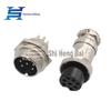 Plugue de Aviação Gx16-8P Conector de Cabeça de Aviação Montado Conector Macho e Fêmea de 8 Vias M16