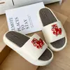 Pantuflas de Casa a Rayas para Hombres y Mujeres, Estilo de Dibujos Animados, Adecuadas para Estudiantes y Parejas, Sandalias de Verano para Interiores y Exteriores, Cómodas y Modernas para Mujeres