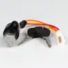 Interruptor de Chave com Trava para Patinete Elétrico Trava de Ignição para Triciclo Cilindro de Trava para Veículo Elétrico Trava de Porta Elétrica Trava de Partida Universal com Cabeça Grande e Pequena