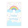 Paquete de 50 hojas de tarjetas de cumpleaños pequeñas y creativas, tarjetas de decoración para fiestas de cumpleaños y regalos.