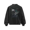 Moletom Hobby Letter Estampa Graffiti Lavado Flor Frita Gola Redonda Primavera e Outono Masculino Solto Vintage Pulôver Roupa Esportiva Tendência