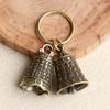 Llavero de Campana de Latón Zodiaco Doble Campana de Dragón Colgante para Llave de Coche Colgante Pequeño Joyería Regalo