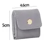 Bolsa de joyería compartimentada simple y portátil, caja de almacenamiento para anillos, bolsa pequeña portátil de viaje para pendientes y joyería