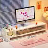 Suporte de Mesa Ajustável em Altura com Gaveta, Prateleira de Armazenamento para Desktop, Suporte para Monitor, Ferramenta de Transformação de Estação de Trabalho
