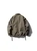 Rumen 2025 Primavera y Otoño Chaqueta con Solapa Estilo Japonés Retro Ropa de Trabajo Más Fácil de Combinar Suelta Casual Moda Top Tops para Hombre