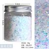 Glitter para unhas com lantejoulas laser para maquiagem dos olhos DIY cola de preenchimento de cânhamo flow joias