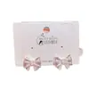Pendientes de Lazo Blanco Lunar Dinámico de Nueva Generación con Electrólisis Plateada de Color Conservante para Mujer, Estilo Coreano, Pendientes Versátiles de Gama Alta para el Día a Día