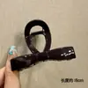 Pinza para el Cabello de Lunares de Alta Gama Estilo Francés para Mujer, Pasador Elegante Grande para Peinados Recogidos, Accesorio para el Cabello