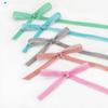 1cm cinta de flocado nueva embalaje de caja de regalo accesorios de ropa lazo joyería hecha a mano cuerda para el cabello terciopelo