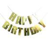 Ins Bandera de Feliz Cumpleaños con Brillo de Venta Caliente HappyBirthday Letra Mayúscula Banner con Brillo