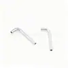 Varilla en forma de L de Titanio Astmf-136 de Doble Extremo con Rosca Interna G23 Titanio Rosca Interna Varilla Genital Anillo Vaginal Joyería para Piercing Cabeza