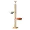Estructura de Escalada para Gatos de Madera Maciza Multicapa con Casa para Gatos, Árbol para Gatos, Cápsula Espacial Integrada y Plataforma de Salto para Gatos, Estructura de Escalada para Gatos que Ahorra Espacio