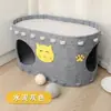 Cama de Gato Quente de Feltro de Luxo Leve para Inverno, Arranhador de Gato Resistente a Manchas e Desgaste, Removível e Lavável, Adequado para Todas as Estações, Ninho de Gato e Paraíso para Gatos
