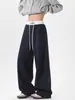 Calça Casual Masculina Americana de Novo Estilo Transfronteiriça Solta Tamanho Grande Outono e Inverno Calça de Moletom Nova Versátil com Plus Veludo Esportiva Longa