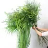 Materiales Florales Bosque Verde para Bodas, Hojas, Decoración de Salón de Bodas, Flores Artificiales, Flores Falsas, Plantas Verdes, Materiales Florales Naturales, Organización