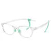 Novos Óculos Anti-Luz Azul Infantis, Armações Simples de Myopia em Tr90 para Estudantes, Armações de Óculos Macias para Homens e Mulheres, Atacado do Fabricante