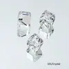 Cubo de Cristal Dongzhou Fundo Pontiagudo Diamante Quadrado Chanfrado Colorido Pedra Solta Acessórios para Joias DIY Diamante Super Brilhante para Unhas Joias de Diamante