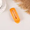 Pinza de pato grande esmerilada para mujer, pinza de goma para flequillo color caramelo, pinza lateral, pasador para la parte trasera de la cabeza, accesorios para el cabello, tocado, venta al por mayor