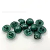 Botão de cogumelo botão redondo preto olhos de boneca acessórios diy botão de casaco de lã lote fivela de cabeça luminosa