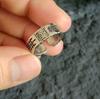 Anillo Taoísta de Espíritu de Montaña Estilo Étnico Vintage para Hombres y Mujeres, Diseño de Nicho con Sentido Artístico, Anillo Abierto Creativo Versátil