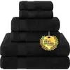 Juego de Toallas Gruesas de Algodón Puro de Venta Caliente Transfronterizo, Empaquetable al Vacío, con Etiquetado de Código, Suave, Absorbente, Toalla de Baño para Hombre Multicolor