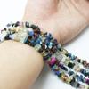 Cuentas sueltas de grava de colores naturales, hechas a mano, pulsera de cuentas, accesorios de joyería, grava de cristal irregular, venta al por mayor