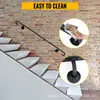 Pasamanos de Pared de Hierro Forjado para Interiores Acero Galvanizado Alta Resistencia Pasamanos de Escalera Fija Decoración del Hogar Pasamanos de Barrera de Seguridad para Interiores