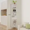 Prateleira de canto transfronteiriça para sala de estar, estante decorativa de armazenamento multicamadas, prateleira de canto aberta para quarto, suporte de exibição para figuras