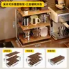 Portavasos de madera maciza, plegable, para escritorio, para guardar tazas de agua, té, café, organizador para exteriores, aparador