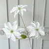3 Flores de Loto de Diamante Artificial para Decoración de Bodas, Flores Falsas para Montaje de Escena de Boda, Arreglos Florales y Materiales Florales para Paisajismo