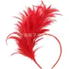 Fábrica de Origen de Nuevos Accesorios Halloween Flor de Plumas Accesorios para el Cabello Flor para la Cabeza Venta al por Mayor Diadema de Halloween Hebilla para la Cabeza de Mujer