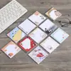 Notas Adhesivas de Dibujos Animados Creativas Papelería de Oficina Vienen con Pegatinas de Notas Adhesivas Pegatinas para Mensajes Bloc de Notas Portátiles