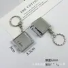 Llavero Espejo Metálico Se Puede Colgar en Fotos, Colgante para Llaves Marco de Fotos de Doble Cara, Regalo de Graduación para Estudio Fotográfico