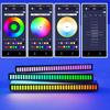 Control por voz RGB creativo APP Luz de recogida Bluetooth Barra de luz LED de escritorio Coche Ambiente Música Luz rítmica de inducción USB