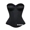 Vestido de Noiva Corset de Barbatanas Simples Branco Controle de Barriga Cincher de Cintura Push-Up Bandeau Camada Base Invisível Corset de Noiva