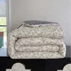 Celing Exports Manta Tejida de Algodón Lavable Oscura Frijol Otoño e Invierno Suave y Cera Nube Tejida Coreana Doble 2