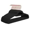 Percha de Terciopelo sin Costuras Multifuncional Antideslizante de Plástico Percha para Ropa Hogar Mágico Organizador de Acabado Percha para Ropa Tirante para Ropa