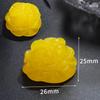 Resina de alta calidad sintética forma geométrica tallado de cinturón imitación cera de abeja DIY colgante con agujero pasante accesorios de colgante