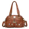 Bolsas de Mujer Transfronterizas 2026 Nuevo Bolso de Mano para Mujer de Gran Capacidad Bolso de Mano Simple para el Trabajo Bolso Cruzado de Cuero Suave