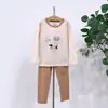 Kalabenben25 Nova Roupa de Casa Infantil Primavera & Outono Algodão Modal Roupas de Outono e Calças Compridas Categoria a Conjunto Íntimo