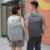 Mochila transfronteriza de alta calidad, bolsa para laptop, mochila grande de capacidad para viajes de negocios casuales para hombre con logo impreso