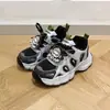 Tallas 27-31, parte superior de piel, suela ligera de EVA, zapatillas deportivas para niños, venta al por mayor, zapatillas casuales tipo papá unisex, modelo 6639